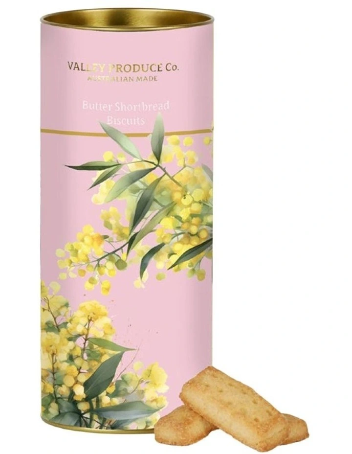 Australian Wattle Shortbread Tube 180g image 1