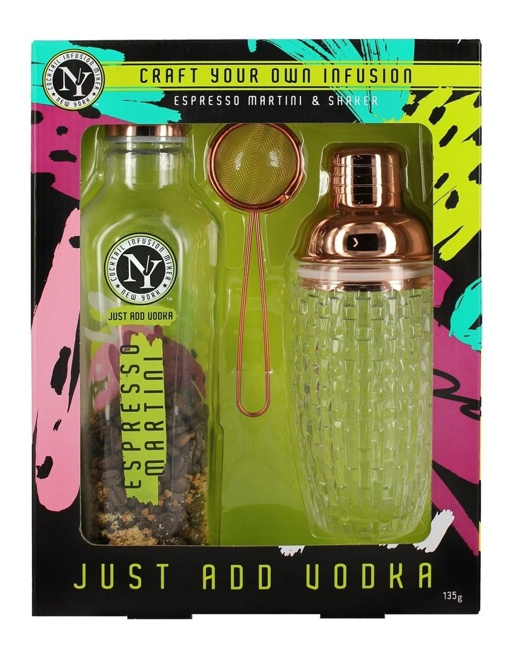 Espresso Martini and Shaker Set Just Add Vodka image 1