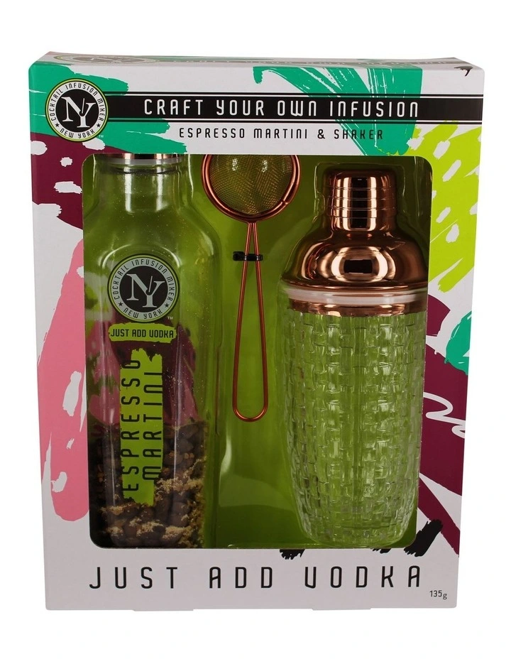 Espresso Martini and Shaker Set Just Add Vodka image 1