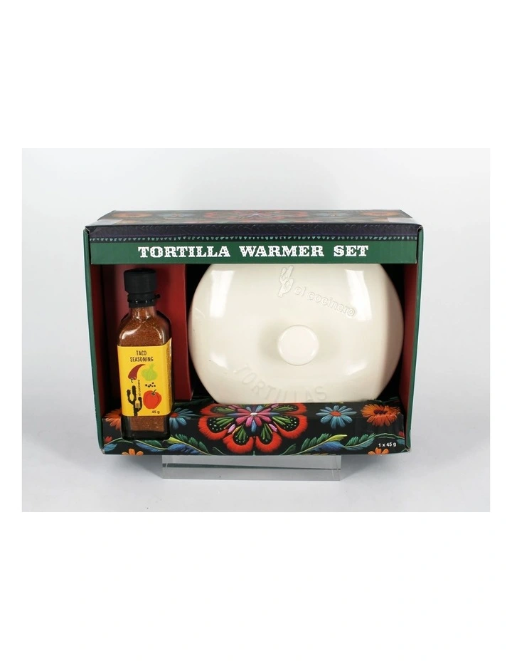 Fiesta Set Tortilla Warmer and Taco Spice Sachet 30g image 1