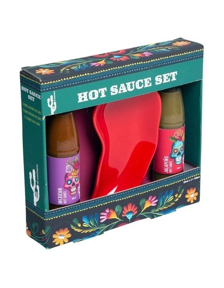 Hot Sauce set with Chili bowl image 3