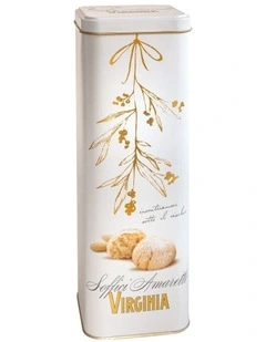 Soft Amaretti Christmas Design Spaghetti Tin 200g