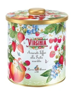 Fruit Amaretti Round Tin 220g