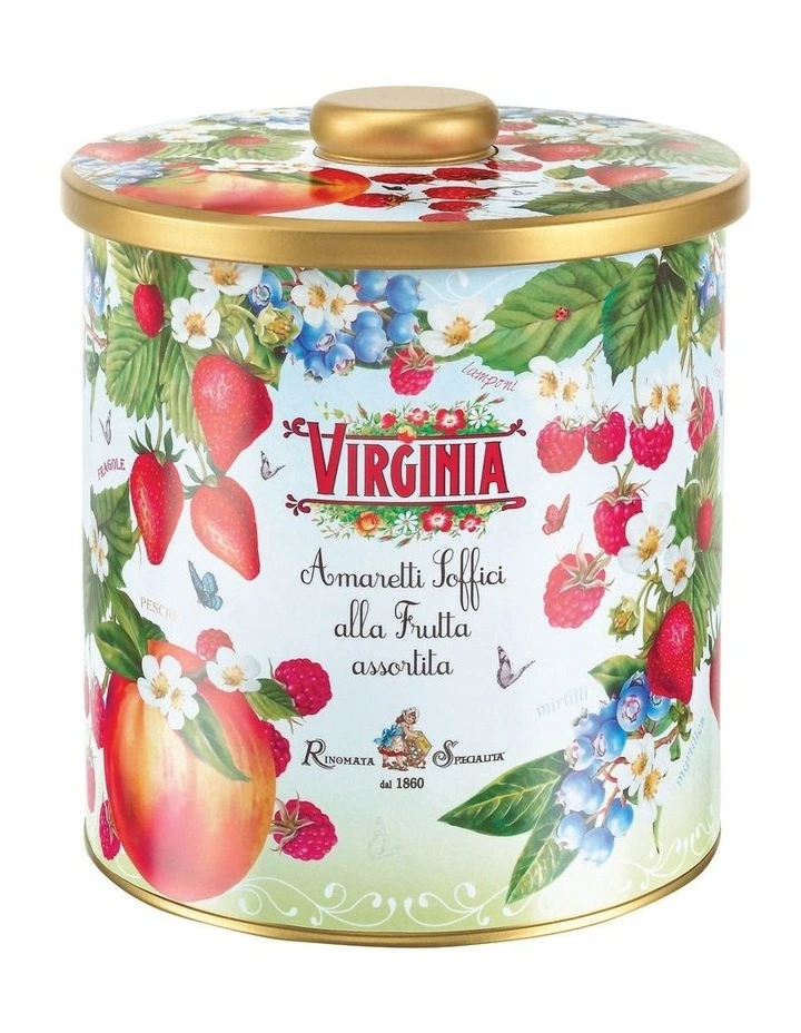 Fruit Amaretti Round Tin 220g image 1