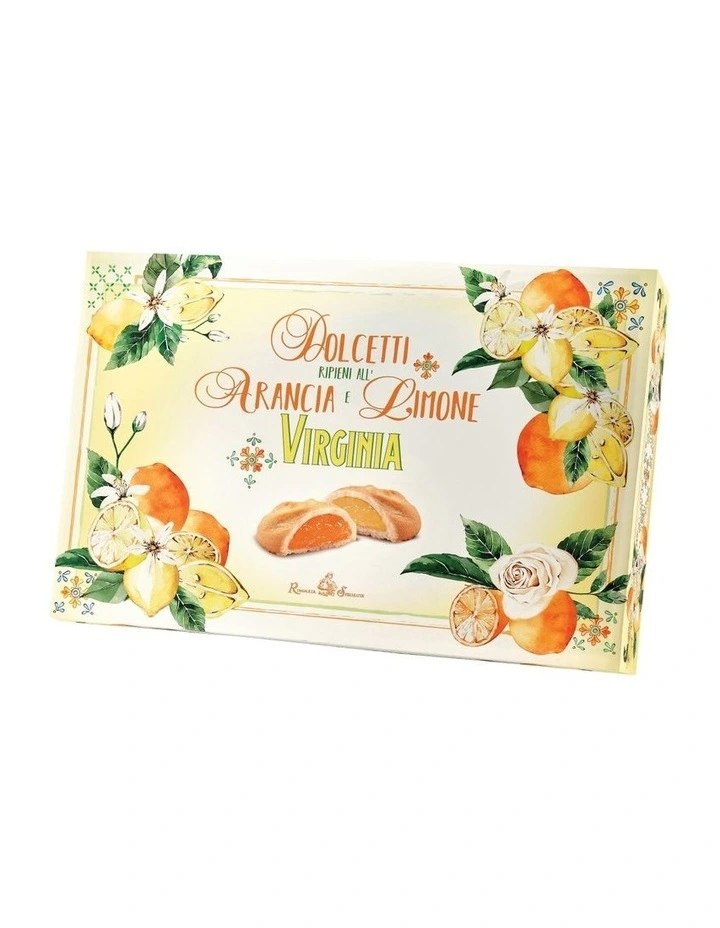 Assorted Filled Biscuits Orange/Lemon Jam Cardboard Box 200G image 1
