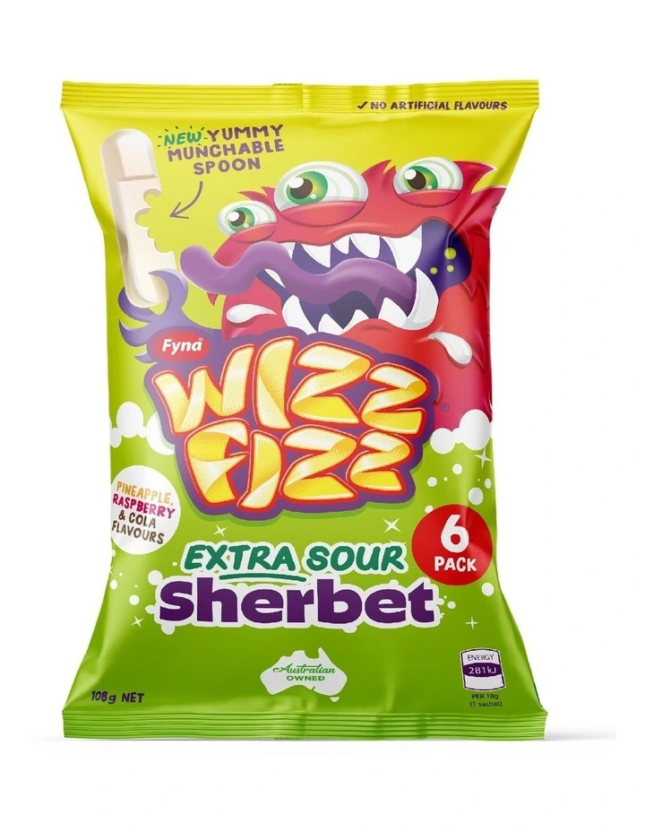 Sour Sherbet 6 Pack 108g image 1