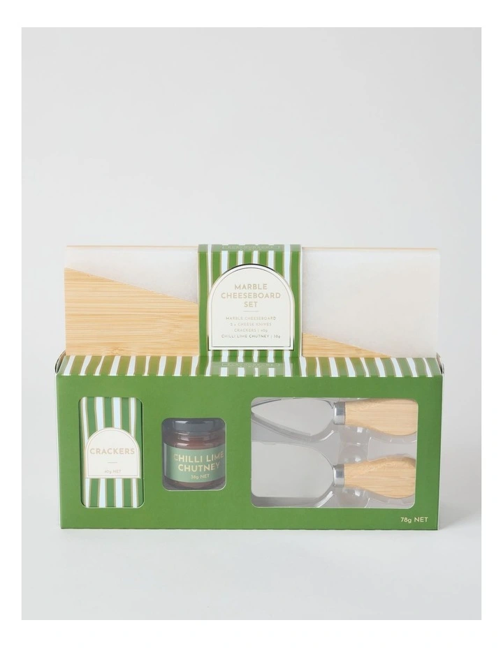 Flavoursome Marble Cheeseboard Set 78G image 1