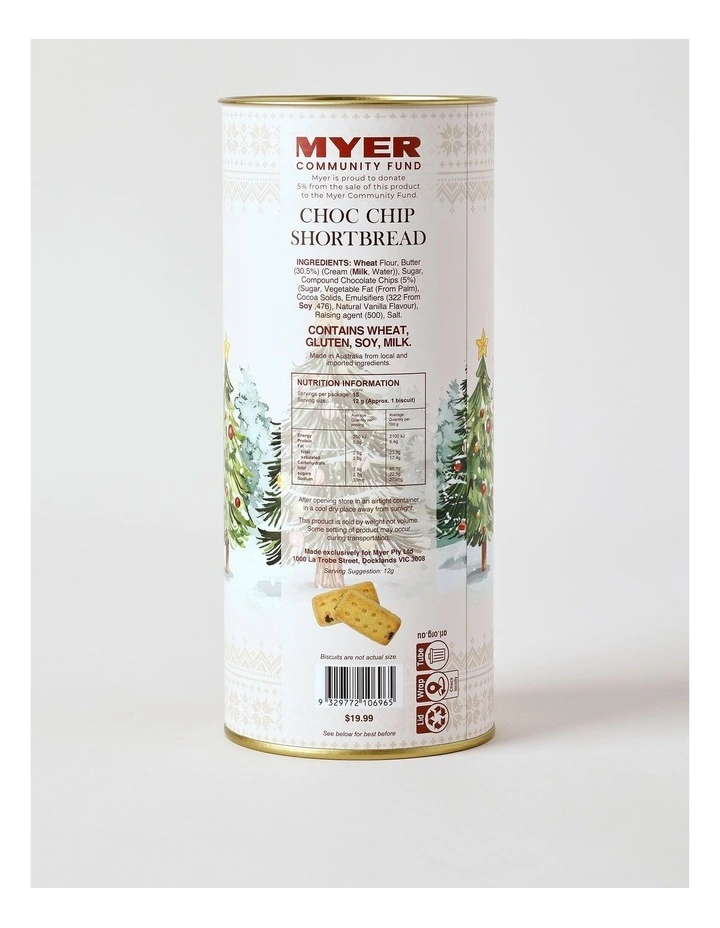 Daisy 2025 Charity Bear Tube With Choc Chip Shortbread 180g image 2