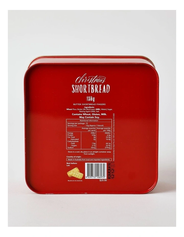 125th Anniversary Shortbread Embossed Tin 180g image 3