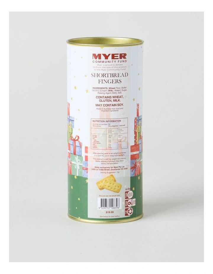 Ethan 2026 Myer Charity Bear Tube with Shortbread Fingers 180g image 2