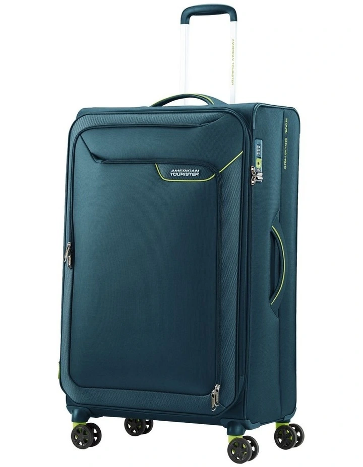 Applie 4E Spinner 82/31 TSA Varsity Suitcase in Green image 2