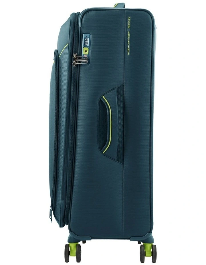 Applie 4E Spinner 82/31 TSA Varsity Suitcase in Green image 3