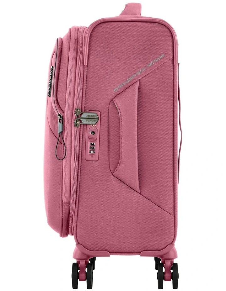 Applite 5 Spinner Suitcase 55cm in Lilas Pink image 3