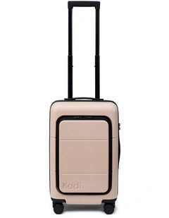 Hardshell Business Carry-On Suitcase in Light Trench