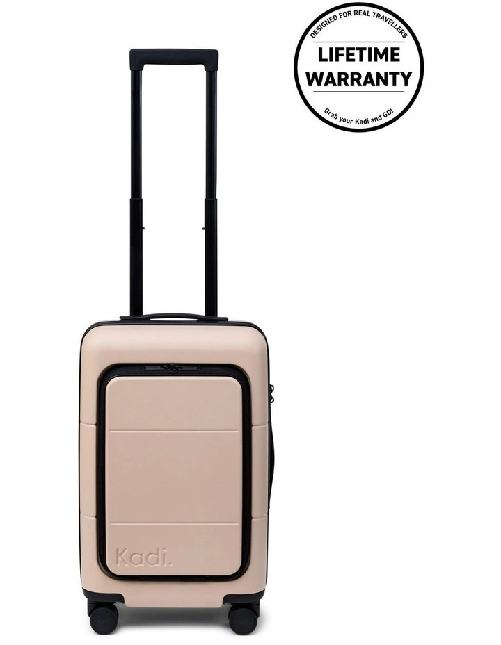 Hardshell Business Carry-On Suitcase in Light Trench image 3