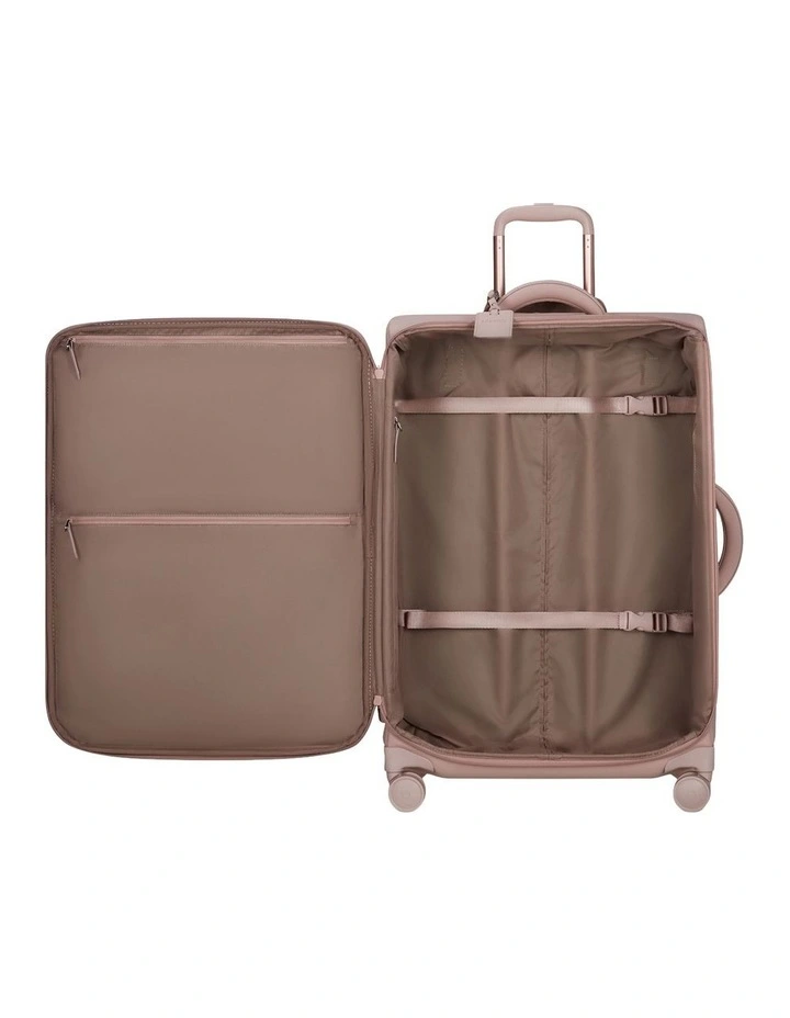 Lost In Berlin Large Long Trip 2.0 Suitcase in Rose Quartz image 4