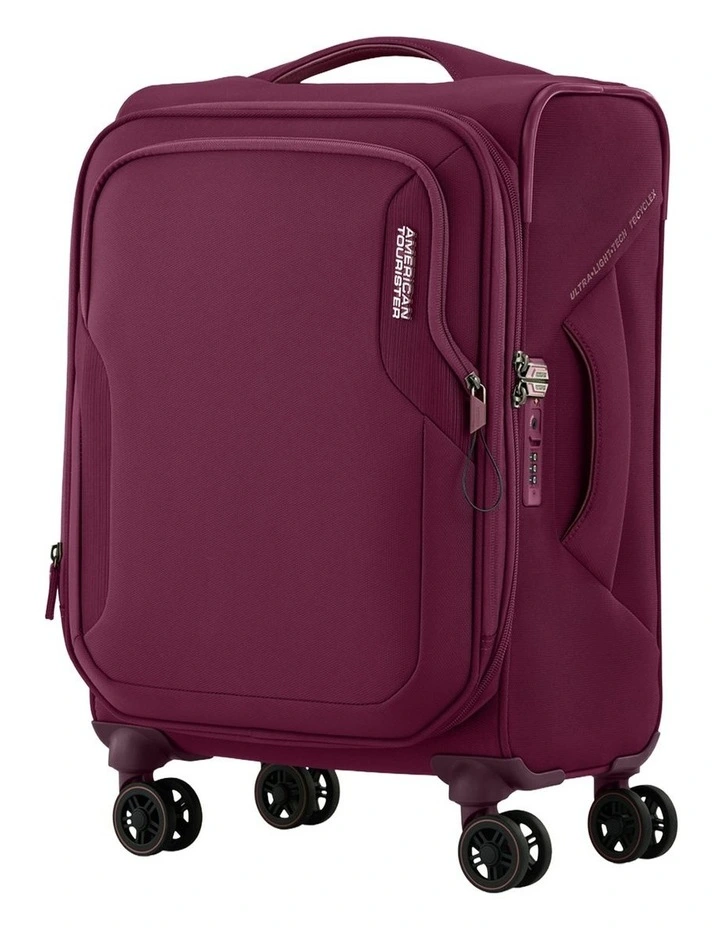 Applite 5 55 cm Expandable Spinner Suitcase in Burgundy image 3