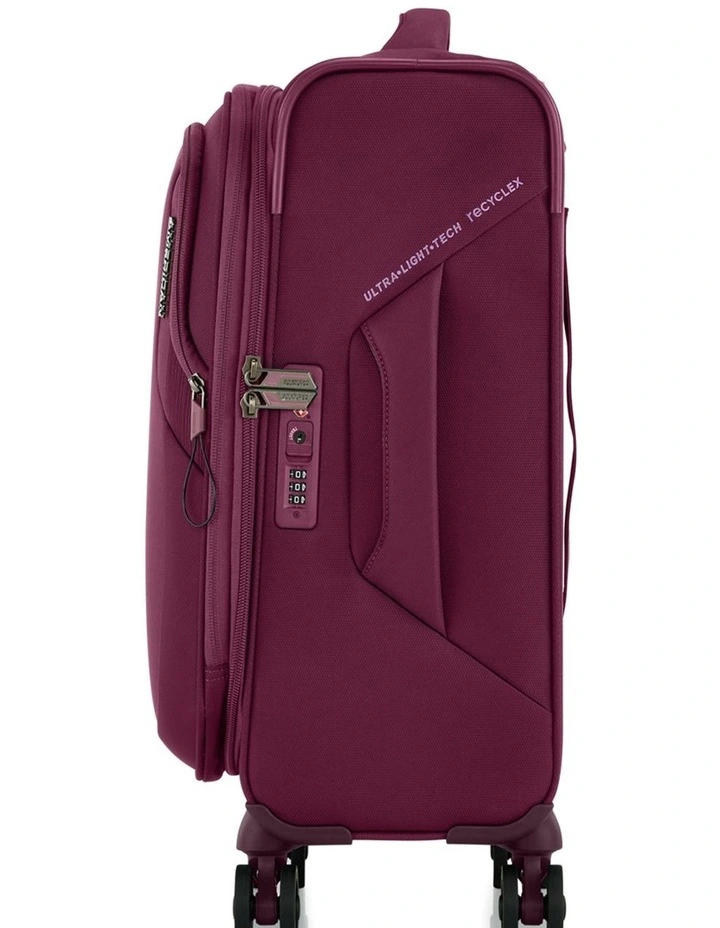Applite 5 55 cm Expandable Spinner Suitcase in Burgundy image 4