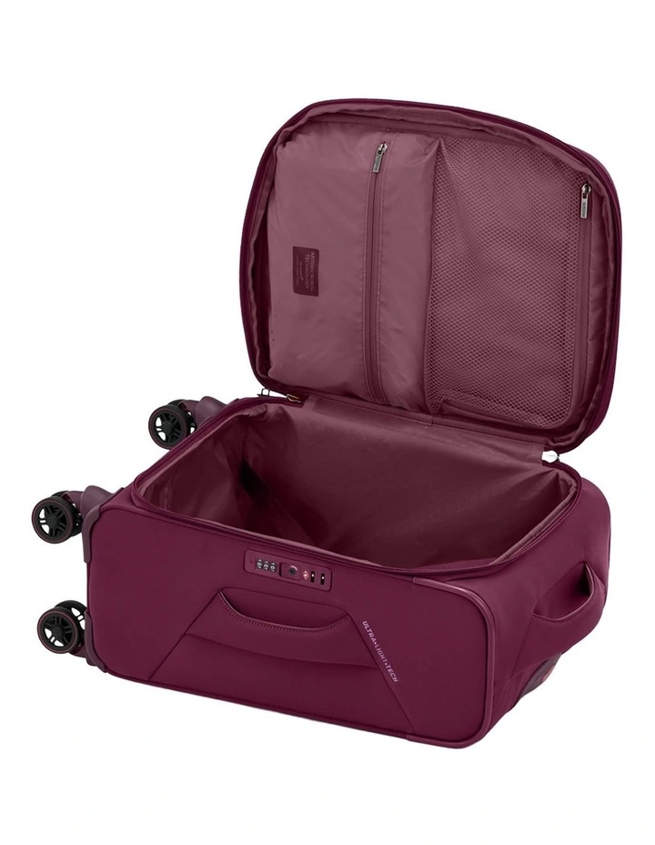 Applite 5 55 cm Expandable Spinner Suitcase in Burgundy image 7