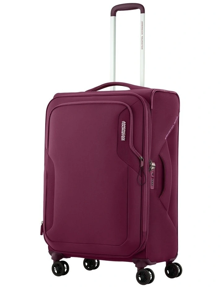 Applite 5 72cm Expandable Spinner Suitcase in Burgundy image 2