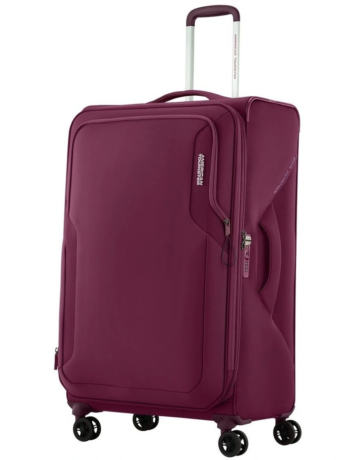 Applite 5 82cm Expandable Spinner Suitcase in Burgundy image 2