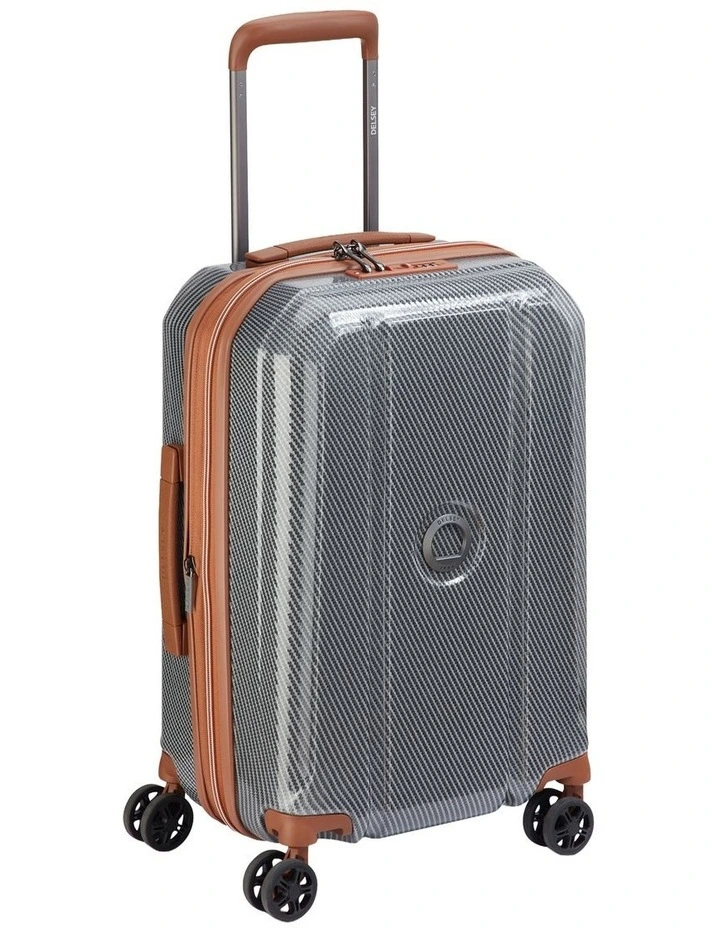 Delsey Helium Ultimate 55cm Carry On in Silver image 2