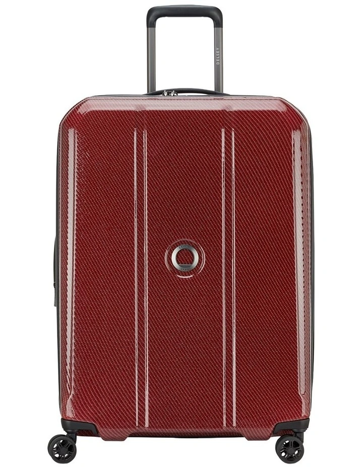 Delsey Helium Ultimate 70cm Medium Suitcase in Burgundy image 1