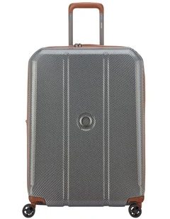 Delsey Helium Ultimate 70cm Medium Suitcase in Silver