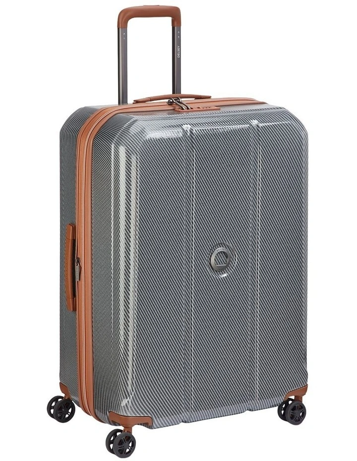 Delsey Helium Ultimate 70cm Medium Suitcase in Silver image 2
