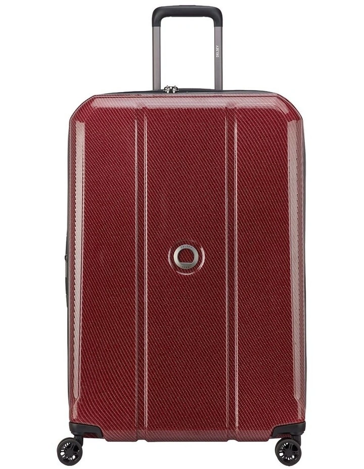 Delsey Helium Ultimate 76cm Large Suitcase in Burgundy image 1
