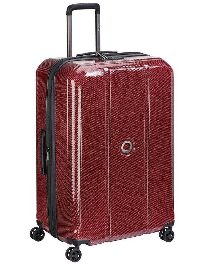 Delsey Helium Ultimate 76cm Large Suitcase in Burgundy image 2