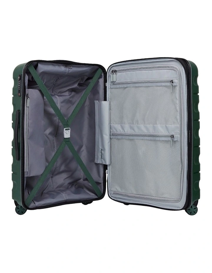Lincoln Hardside Suitcase 68cm in Forest Green image 7