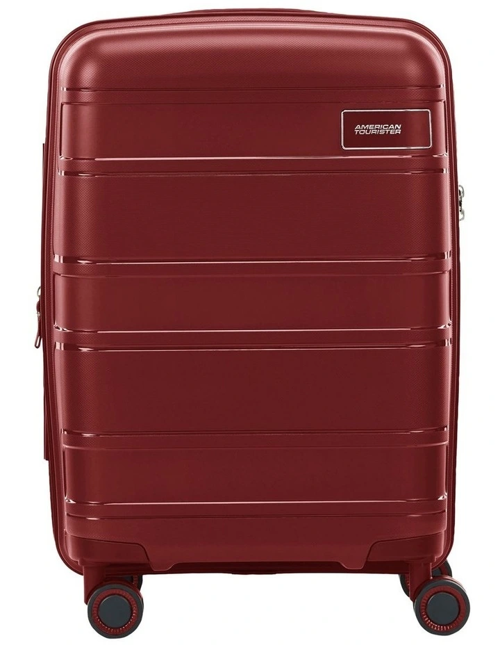 Light Max 55cm Spinner Expandable TSA Suitcase in Dahlia image 1