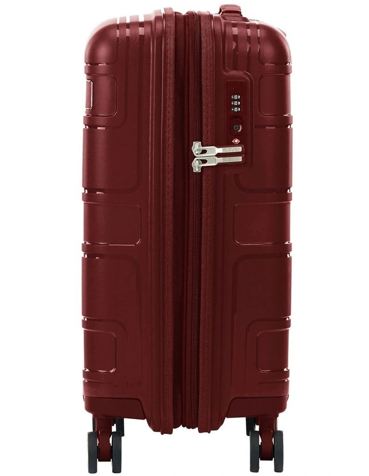 Light Max 55cm Spinner Expandable TSA Suitcase in Dahlia image 3