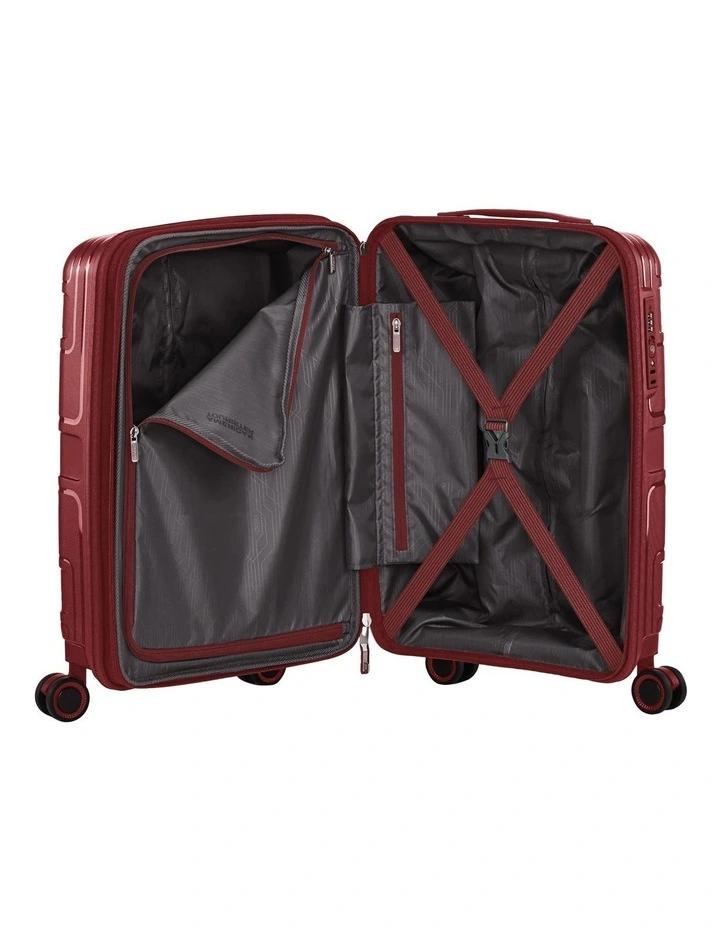 Light Max 55cm Spinner Expandable TSA Suitcase in Dahlia image 6