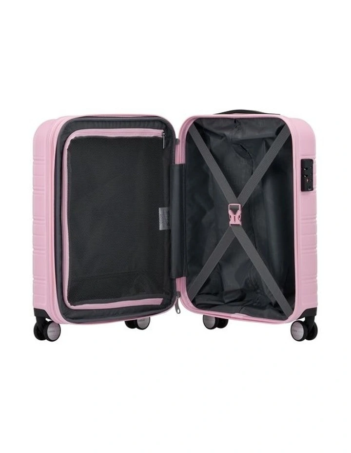 Highturn Carry On Suitcase 55cm in Matt Powder Pink image 6