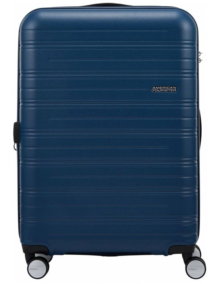 Highturn 67cm Spinner Suitcase in Matte Dark Navy image 1