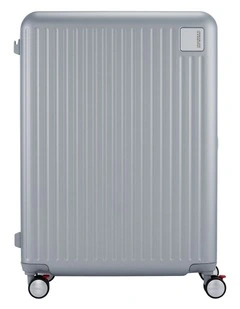 Lockation Spinner 75/28 Frame OS Suitcase in Light Silver
