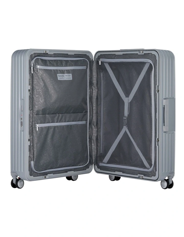 Lockation Spinner 75/28 Frame OS Suitcase in Light Silver image 5
