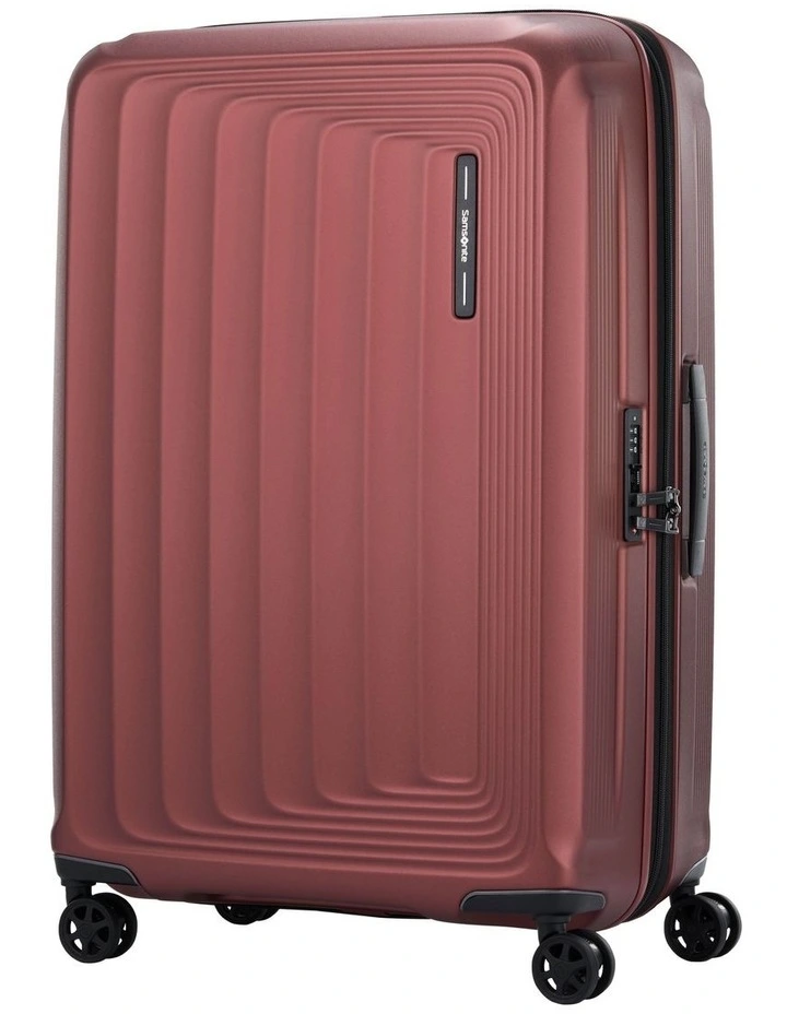 Nuon Suitcase 75cm Expandable in Terracotta Red image 2