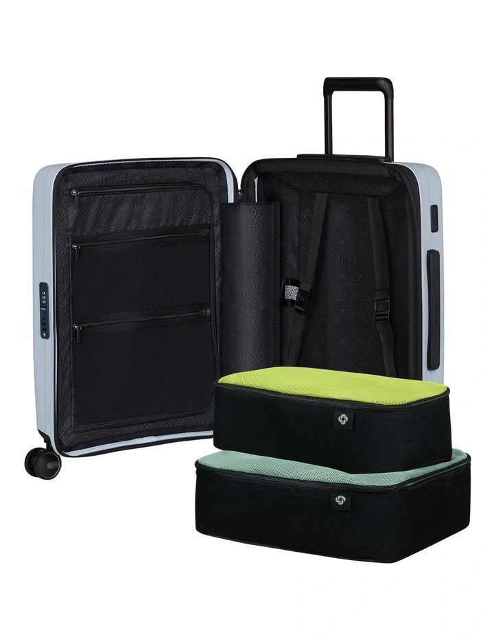 Restackd Expandable Carry-on Suitcase 55cm in Glacier image 3
