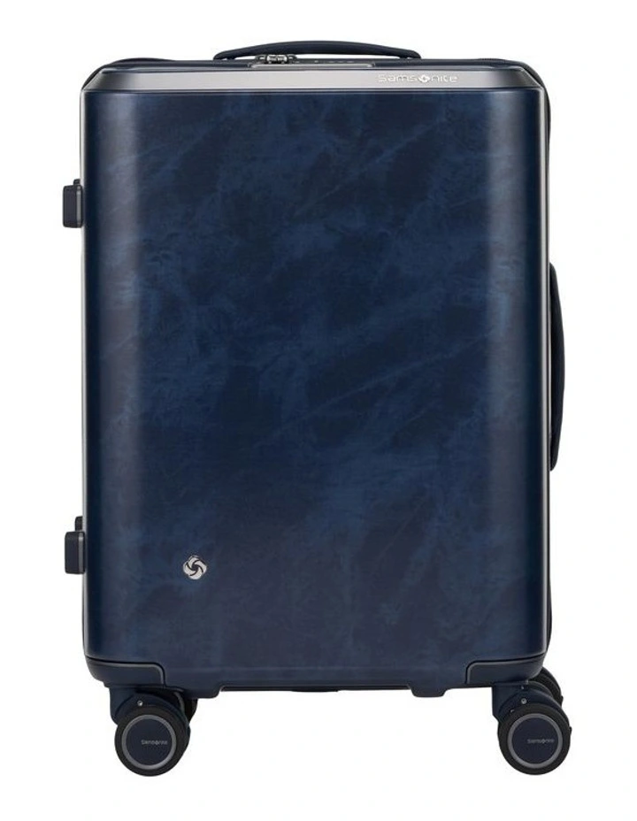 Evoa Z 55cm Expandable Suitcase in Blue image 1