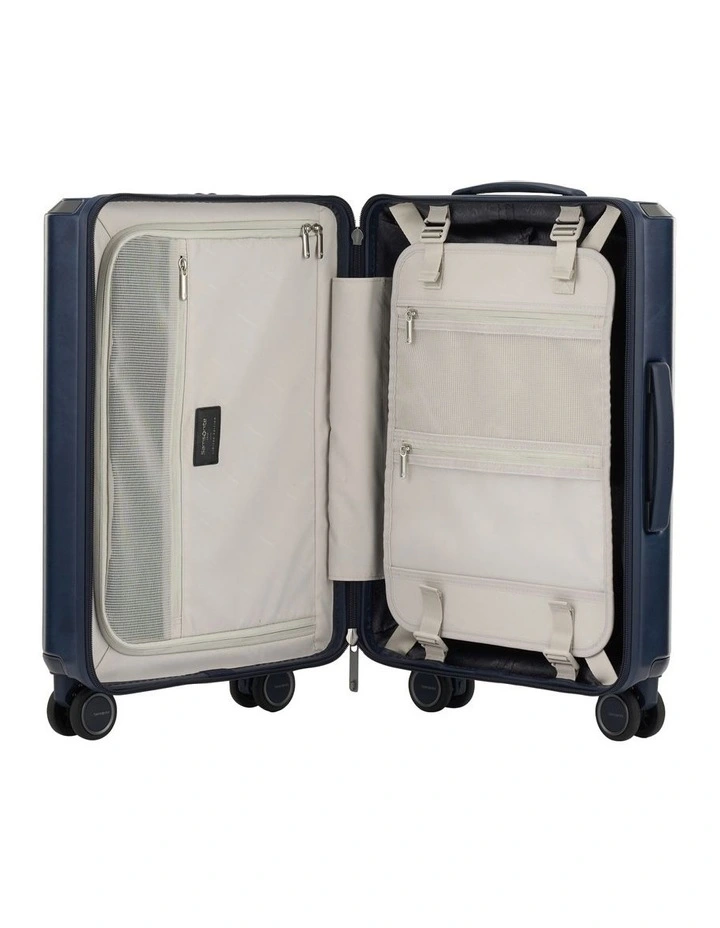 Evoa Z 55cm Expandable Suitcase in Blue image 6