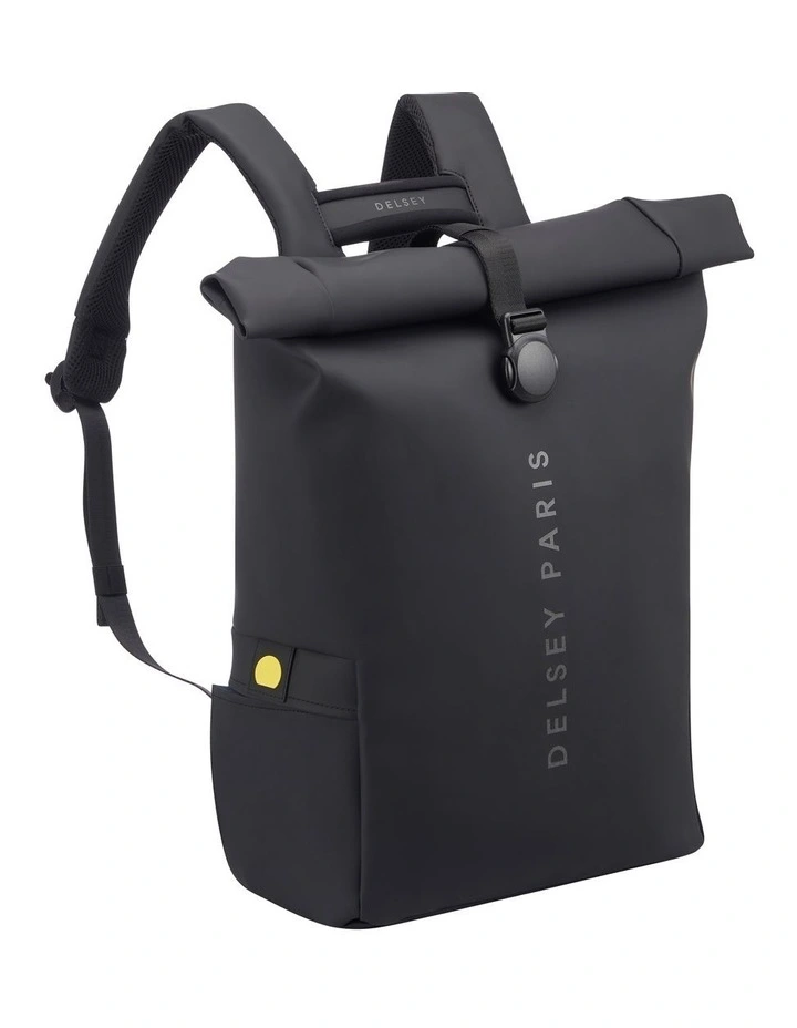 Turenne Soft Sac A Dos Rolltop Backpack in Black image 2