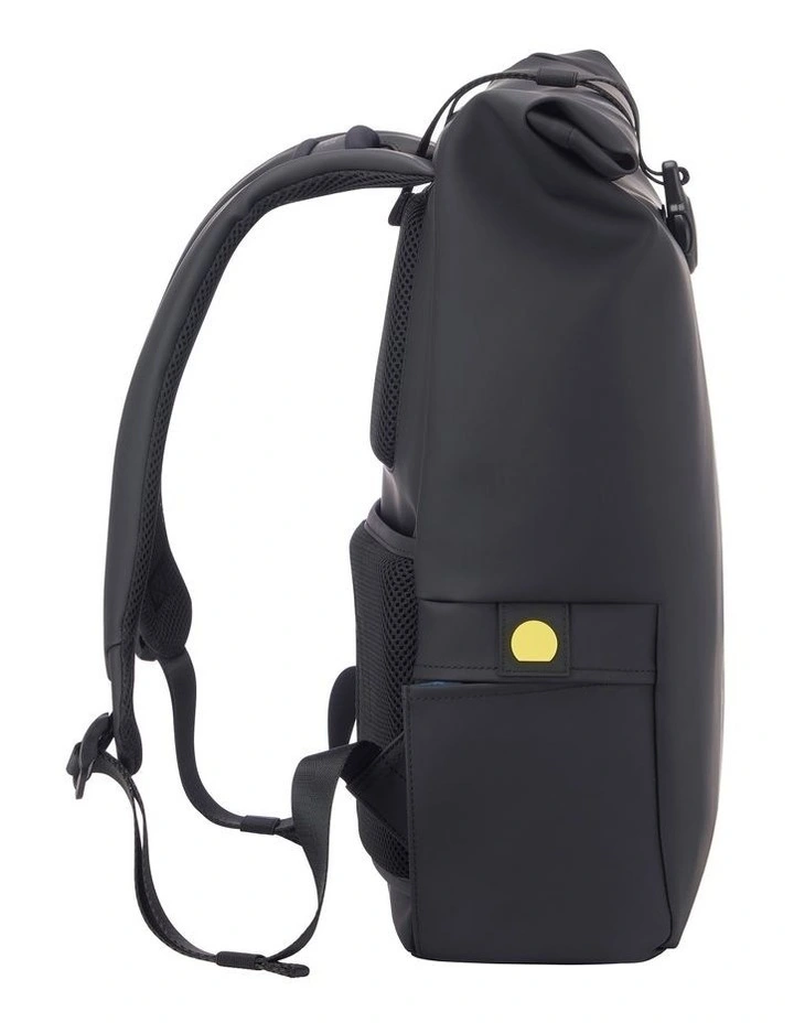 Turenne Soft Sac A Dos Rolltop Backpack in Black image 3