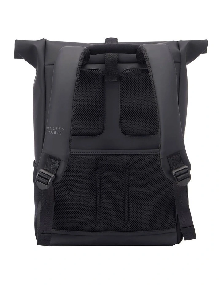 Turenne Soft Sac A Dos Rolltop Backpack in Black image 4
