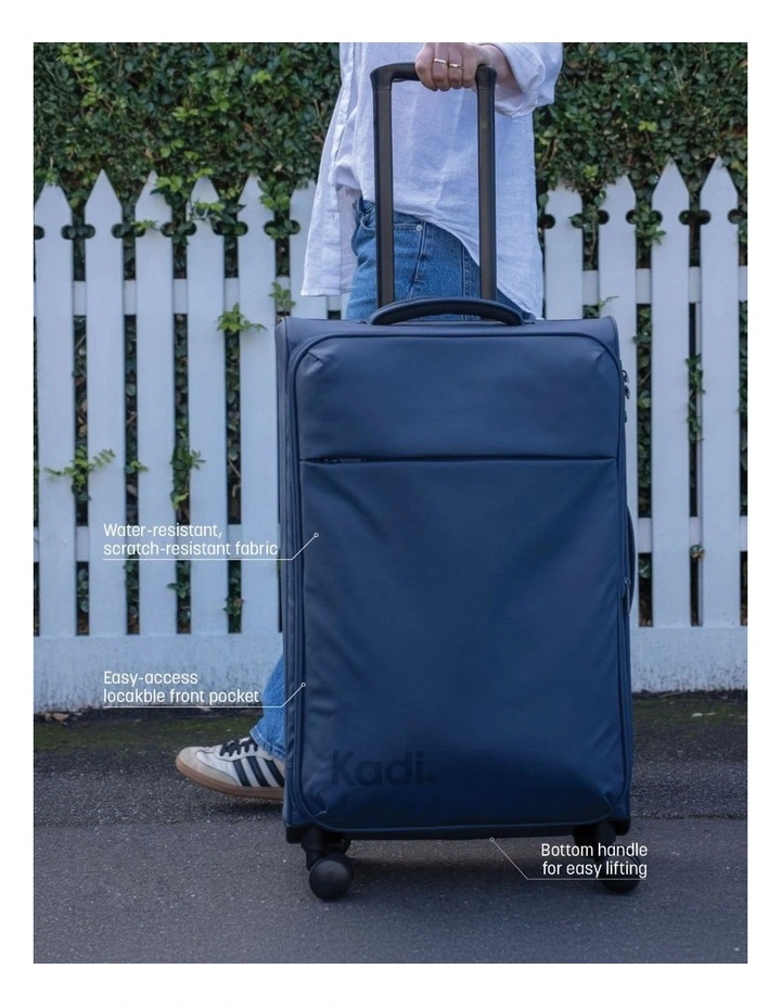 Cloud Check-In Medium TTIK-7-J Suitcase in Steel Blue image 2