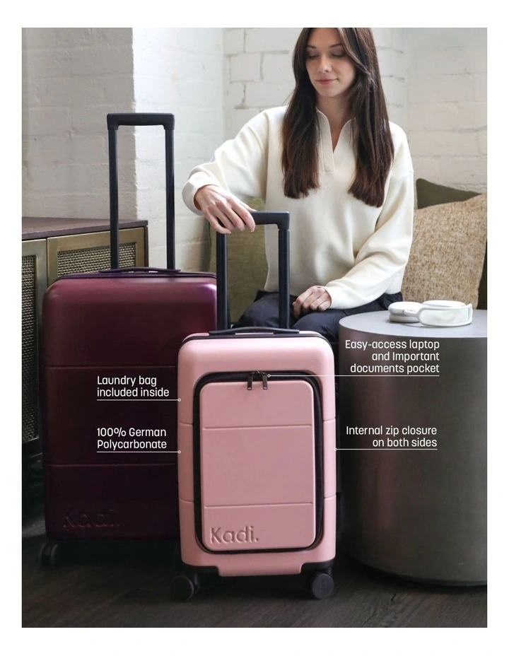 Hardshell Carry-on Business TTIK-4-K Suitcase in Dusty Pink image 2