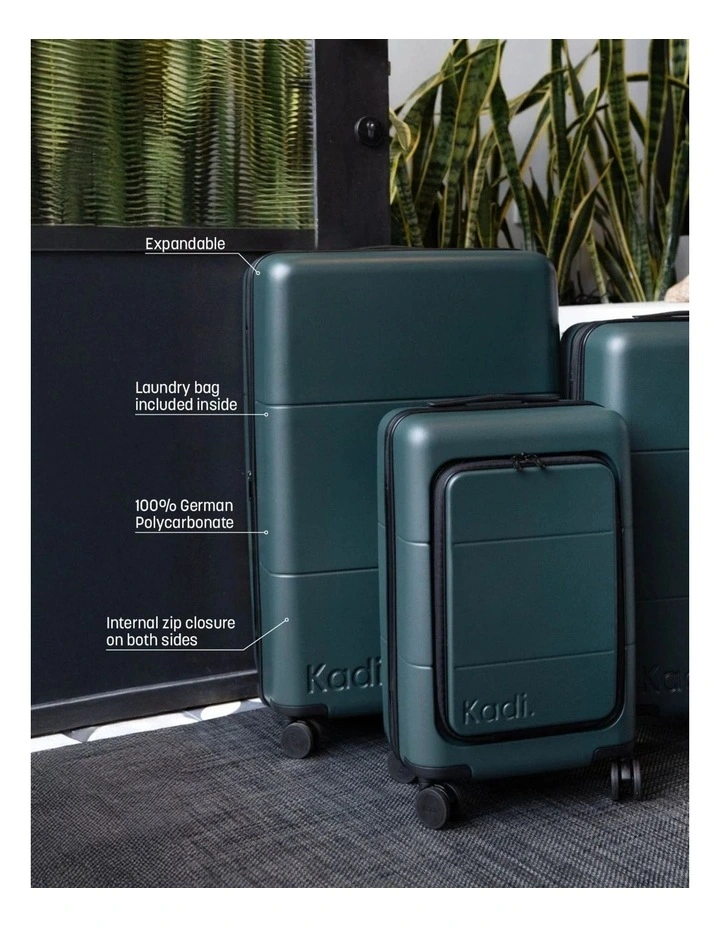 Hardshell Check-in Large TTIK-3-L Suitcase in Forest Green image 2