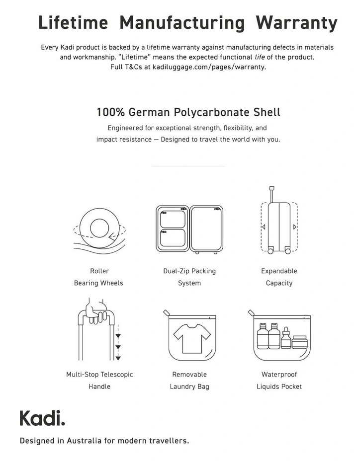 Hardshell Check-in Large TTIK-3-L Suitcase in Forest Green image 7